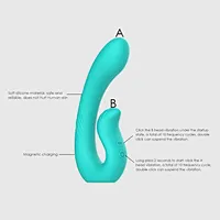 WINYI Supplier WHolesale OEMD ODM 2024 trending U Shaped Double Vibrator double vibrating g spot massager sex toy silicone wearable vibrator for women