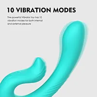 u shaped-WINYI Supplier WHolesale OEMD ODM 2024 trending U Shaped Double Vibrator double vibrating g spot massager sex toy silicone wearable vibrator for women